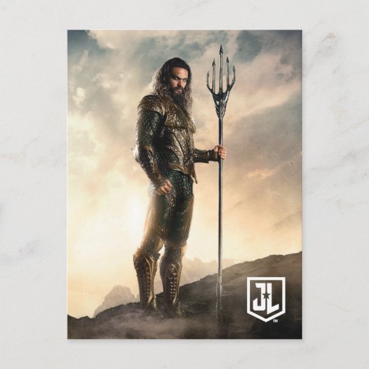 Justice League | Aquaman op slagveld Briefkaart (Voorkant)
