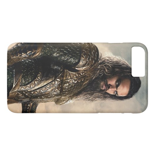 Justice League | Aquaman op slagveld Case-Mate iPhone Case (Achterkant (Horizontaal))