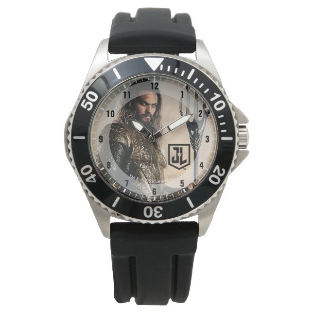 Justice League | Aquaman op slagveld Horloge (Voorkant)