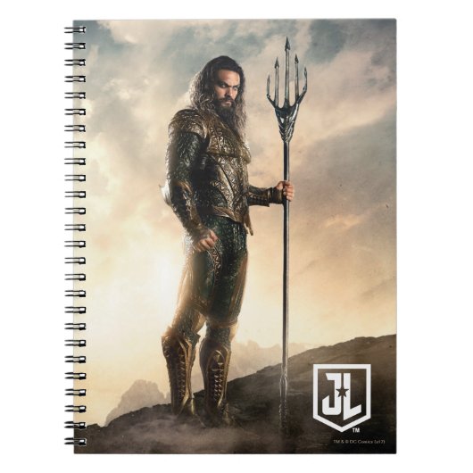 Justice League | Aquaman op slagveld Notitieboek (Voorkant)