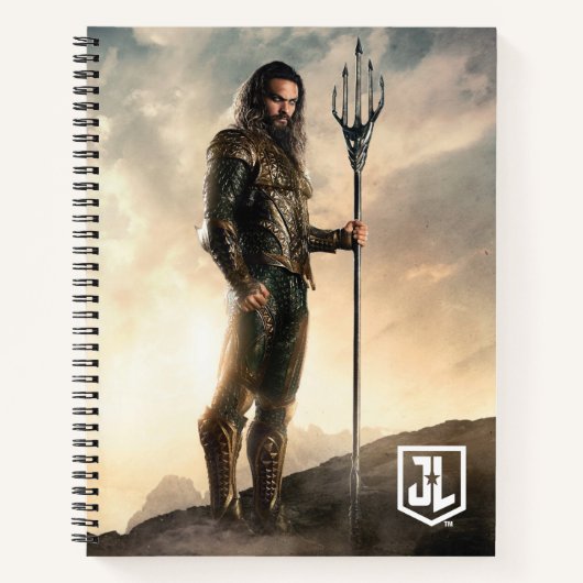 Justice League | Aquaman op slagveld Notitieboek (Voorkant)