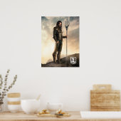 Justice League | Aquaman op slagveld Poster (Keuken)
