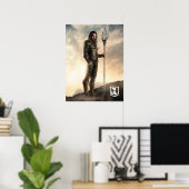 Justice League | Aquaman op slagveld Poster (Thuiskantoor)