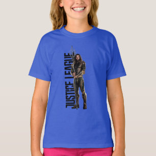 Justice League   Aquaman op slagveld T-shirt