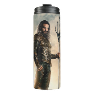 Justice League   Aquaman op slagveld Thermosbeker