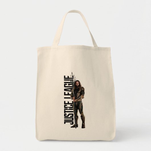 Justice League | Aquaman op slagveld Tote Bag (Voorkant)