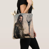 Justice League | Aquaman op slagveld Tote Bag (Dichtbij)