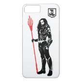 Justice League | Aquaman Pose Noir Pop Art Case-Mate iPhone Case (Achterkant)