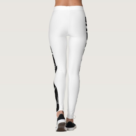 Justice League | Aquaman Pose Noir Pop Art Leggings (Achterkant)