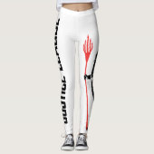 Justice League | Aquaman Pose Noir Pop Art Leggings (Voorkant)