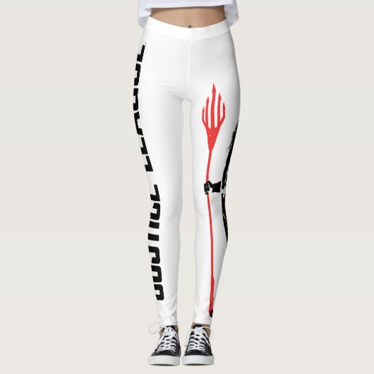 Justice League | Aquaman Pose Noir Pop Art Leggings (Voorkant)