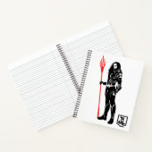 Justice League | Aquaman Pose Noir Pop Art Notitieboek (Binnen)