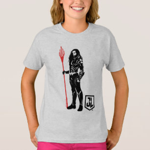 Justice League   Aquaman Pose Noir Pop Art T-shirt