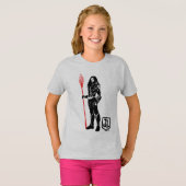 Justice League | Aquaman Pose Noir Pop Art T-shirt (Voorkant volledig)