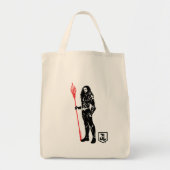 Justice League | Aquaman Pose Noir Pop Art Tote Bag (Voorkant)