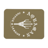 Justice League | Aquaman Retro Trident Emblem Magneet (Horizontaal)