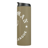 Justice League | Aquaman Retro Trident Emblem Thermosbeker (Geroteerd rechts)