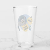 Justice League Batman Holiday Bauble Glas (Achterkant)