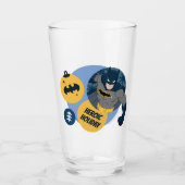 Justice League Batman Holiday Bauble Glas (Voorkant)