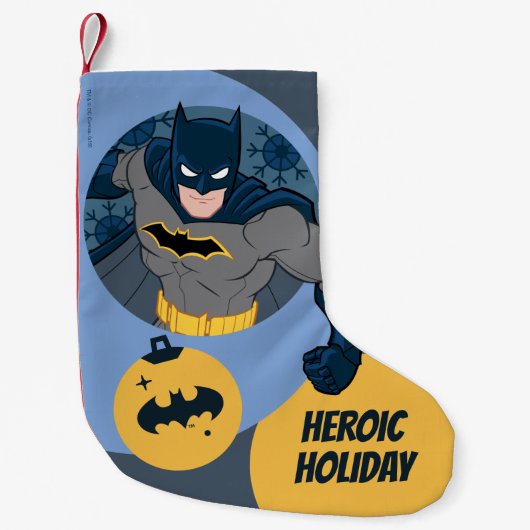 Justice League Batman Holiday Bauble Kleine Kerstsok (Voorkant)