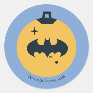 Justice League Batman Holiday Bauble Ronde Sticker