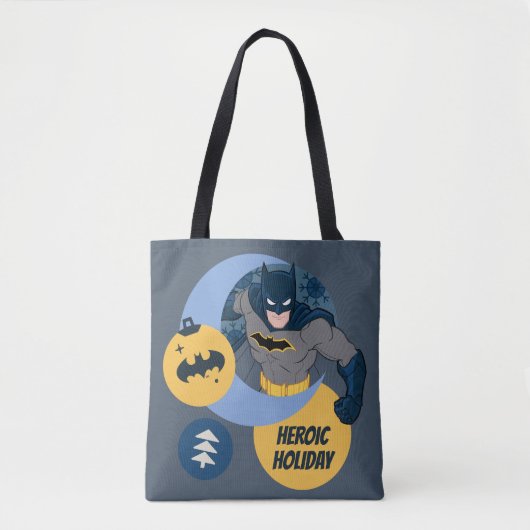 Justice League Batman Holiday Bauble Tote Bag (Voorkant)