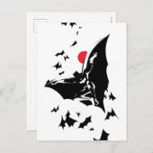 Justice League | Batman in de wolk van de Pop van  Briefkaart (Voorkant / Achterkant)