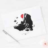 Justice League | Batman in de wolk van de Pop van  Ronde Sticker (Envelop)