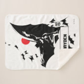 Justice League | Batman in de wolk van de Pop van  Sherpa Deken (Voorkant (horizontaal))