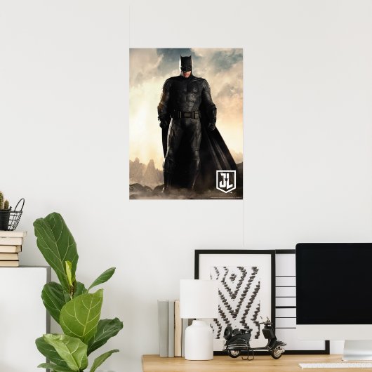 Justice League | Batman op slagveld Poster (Thuiskantoor)