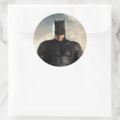 Justice League | Batman op slagveld Ronde Sticker (Tas)