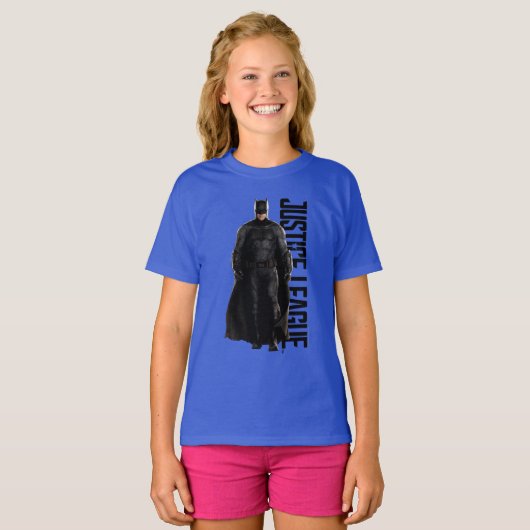 Justice League | Batman op slagveld T-shirt (Voorkant volledig)