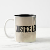 Justice League | Batman op slagveld Tweekleurige Koffiemok (Links)