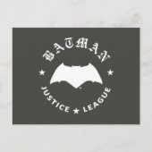 Justice League | Batman Retro Bat Emblem Briefkaart (Voorkant)