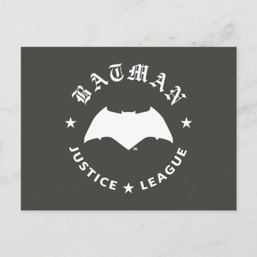 Justice League | Batman Retro Bat Emblem Briefkaart (Voorkant)