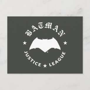 Justice League   Batman Retro Bat Emblem Briefkaart