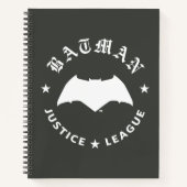 Justice League | Batman Retro Bat Emblem Notitieboek (Voorkant)