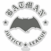 Justice League | Batman Retro Bat Emblem Sticker (Voorkant)
