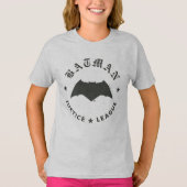 Justice League | Batman Retro Bat Emblem T-shirt (Voorkant)
