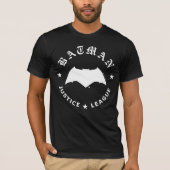 Justice League | Batman Retro Bat Emblem T-shirt (Voorkant)