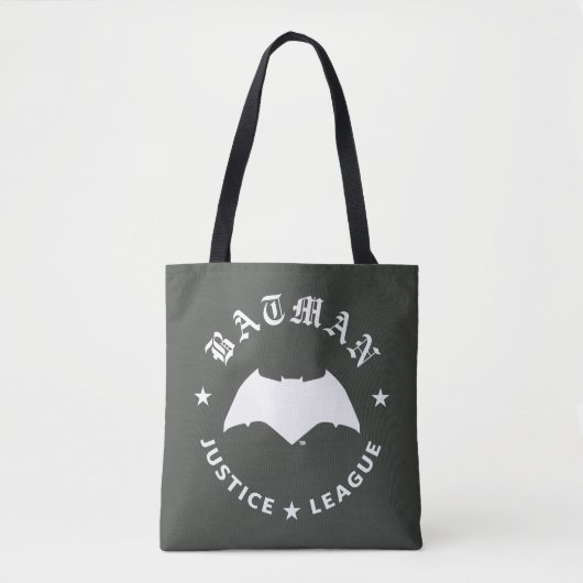 Justice League | Batman Retro Bat Emblem Tote Bag (Voorkant)