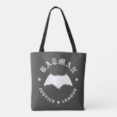 Justice League | Batman Retro Bat Emblem Tote Bag (Achterkant)