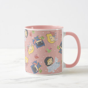 Justice League Chibi Holiday Cadeau Pattern Mok