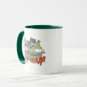 Justice League Chibi Holiday Cookie Chase Mok (Voorkant links)