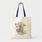 Justice League Chibi Holiday Tree Decorting Tote Bag (Voorkant)