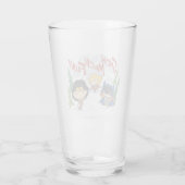 Justice League Chibi Snowball Fight Glas (Achterkant)