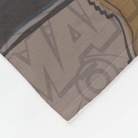 Justice League Collage Fleece Deken (Hoek)