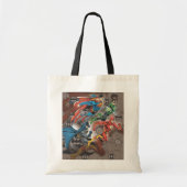 Justice League Collage Tote Bag (Voorkant)