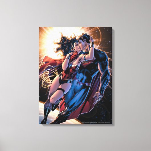 Justice League Comic Hoesje #12 Variant Canvas Afdruk (Voorkant)