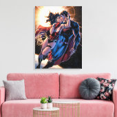 Justice League Comic Hoesje #12 Variant Canvas Afdruk (Insitu (Woonkamer))